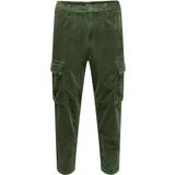 Manchester Byxor Only & Sons Dew Cargo Life Corduroy Pant