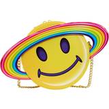 Barn - Gula Handväskor Loungefly Lisa Frank: Yellow Rainbow Ring Saturn Crossbody Bag