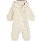 Tommy Hilfiger Bebisar Jumpsuits Tommy Hilfiger Baby Sherpa Coverall - Ancient White (KN0KN01499YBH)