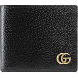 Gucci GG Marmont Leather Bi-Fold Wallet - Black