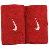 Herr - Röda Svettband Nike Swoosh Doublewide Wristband 2-pack