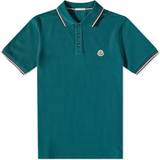 Moncler Gröna Överdelar Moncler Classic Logo Polo Shirt