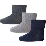 mp Denmark Baby Rib Socks 3-pack - Multi