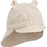 Beige Solhattar Barnkläder Liewood Gorm Linen Sun Hat - Sandy (LW17695-5060)