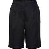 Dam - Plissering Shorts Pieces Pctally Shorts - Black