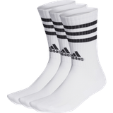Adidas Underkläder adidas 3-Stripes Cushioned Crew Socks 3-pack - White/Black