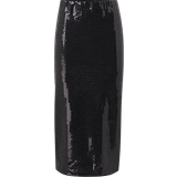 Selected Dam Kjolar Selected FEMME Sandy Midi Skirt Black