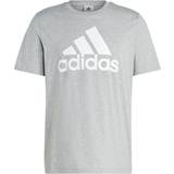 Adidas Herr T-shirts adidas Essentials Single Jersey Big Logo T-shirt - Medium Grey Heather