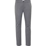Solid Byxor & Shorts Solid Pants -TOFrederic Byxor Grey Melange