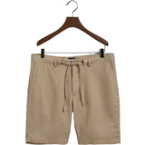 Gant Beige Byxor & Shorts Gant Relaxed Linen DS Shorts Beige