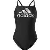 Adidas Dam Baddräkter adidas Big Logo Swimsuit Black White