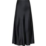 Satin Kläder Neo Noir Bovary Skirt - Black