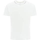 Valentino Herr Överdelar Valentino White Crewneck T-Shirt