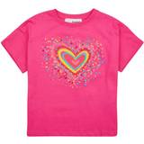 Desigual Barnkläder Desigual Heart Kids T-shirt Pink