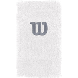 Svettband Wilson Wristband Wide White 2-pack