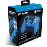 Spelkontroller Dragonwar Shock 4 Wireless Controller blau