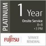Svarta Datortillbehör Fujitsu Scanner Service Program 1 Year Platinum Service Renewal