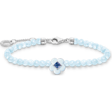 Thomas Sabo Armband blomma med blå jade beads