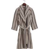 Gant Beige Kläder Gant Striped Robe Putty