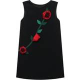 Dolce & Gabbana Klänningar Dolce & Gabbana Girl's Rose Dress Black