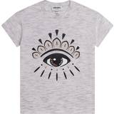 Kenzo Korta ärmar Överdelar Kenzo Girl's Eye Print T-Shirt Grey