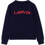 Lanvin Barnkläder Lanvin Boys Logo Knitwear Navy 12Y