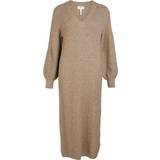 Stickade klänningar Object Malena Knitted Dress - Fossil
