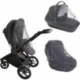 Polyester - Tvättbar klädsel Barnvagnsskydd Domiva 3in1 Mosquito Net
