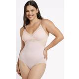 Maidenform Tame Your Tummy Shaping Lace Bodysuit Sandshell Women's Sandshell Lace