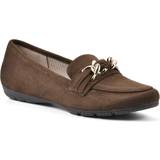 Gula Loafers Womens Cliffs by White Mountain Gainful Suedette Loafers Sunflower