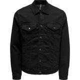Herr - Jeansjackor Only & Sons Classic Denim Jacket - Black