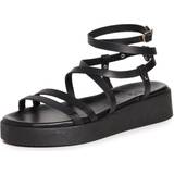 Ancient Greek Sandals Skor Ancient Greek Sandals Black Aristea Black IT