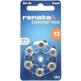 Renata Batterier - Hörapparatsbatteri Batterier & Laddbart Renata ZA13 MF Hörapparatsbatteri