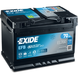 Exide Batterier - Laptopbatterier Batterier & Laddbart Exide Start-Stop EFB EL700 70 Ah