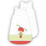Röda Sovpåsar Herding Baby Best Baby-Sleeping Bag, Lady Bug Motif, 70 cm, Allround Zipper and Snap Buttons, White