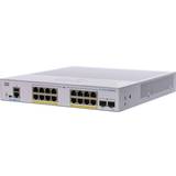 Cisco Gigabit Ethernet - PoE Switchar Cisco Business 350-16FP-2G