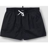 DSquared2 ICON Swim Shorts, Black/white