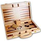 Buffalo Sällskapsspel Buffalo Engelhart Inlagd träspel Backgammon Set -150536