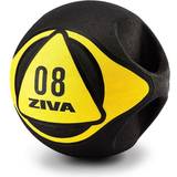 Ziva Skivstångsställning Träningsutrustning Ziva Zvo Dual Grip Medicine Ball, Medicinboll