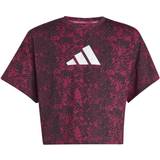 Lila T-shirts Barnkläder adidas Training Aeroready Animalprint Tee Rosa Rosa