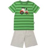 Sigikid Pyjamas för pojkar tvådelad pyjamas, Grön/kort/traktor