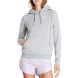 Nike Dam Överdelar Nike Sportswear Club Fleece Women's Pullover Hoodie - Dark Grey Heather