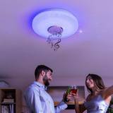InnovaGoods LED-taklampa med högtalare Lumavox