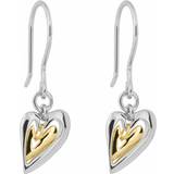Fiorelli Örhängen Fiorelli Organic Heart Yellow Gold Plating Earrings E6231