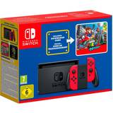 Gråa Spelkonsoler Nintendo Switch - Grey/Red - 2017 - Super Mario Odyssey