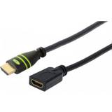 Techly HDMI-kablar - Standard HDMI-Standard HDMI Techly HDMI-forlængerkabel 1.8m