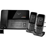 Trådlös telefon med telefonsvarare Gigaset Fast telefon VoIP Pro Fusion FX800W Bundle Bluetooth, WiFi, DECT-repeater, Telefonsvarare, PoE Touch-display Svart