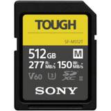 512 GB - UHS-II Minneskort Sony Tough Series SDXC V60 U3 150/277MB/s 512GB