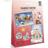 Diamond Paintings Ursus 43510007 – Diamantmålning, kreativt set "Christmas" pysselset för barn för att kreativt designa bilder, hängen och klistermärken med diamanter