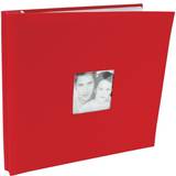 MBI Hobbymaterial MBI 12''x12'' Fabric Postbound Album Red
